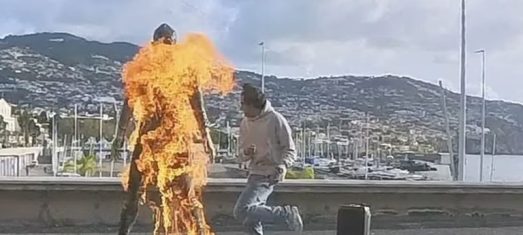 آتش زننده مجسمه رونالدو به روانپزشک معرفی شد!